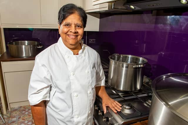 Chef Akila in her Keighley kitchen