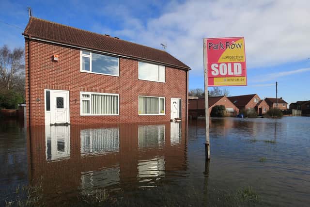 Homes in Snaith, pictured on March 3 Picture: Danny Lawson/PA Wire