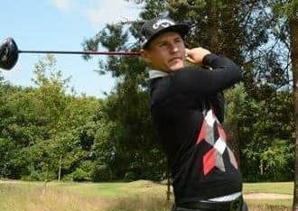 Nick Marsh, of Huddersfield GC, led the EuroPro Tour School qualifiers at Mottram Hall (Picture: Chris Stratford).