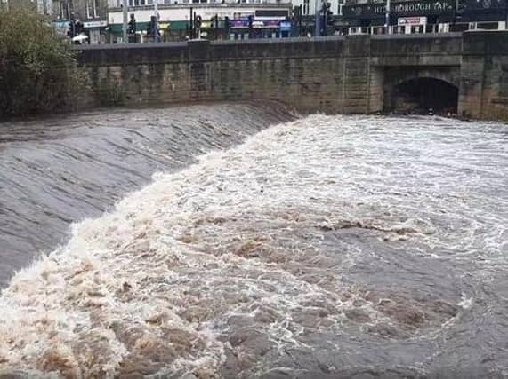 The River Don At Hillsborough during the November floods