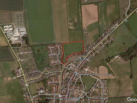 The new estate is earmarked for land north of Woodcock Road, Flamborough