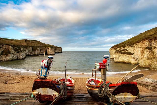 Flamborough North Landing - the area is popular with holidaymakers but some residents are worried about the amount of development