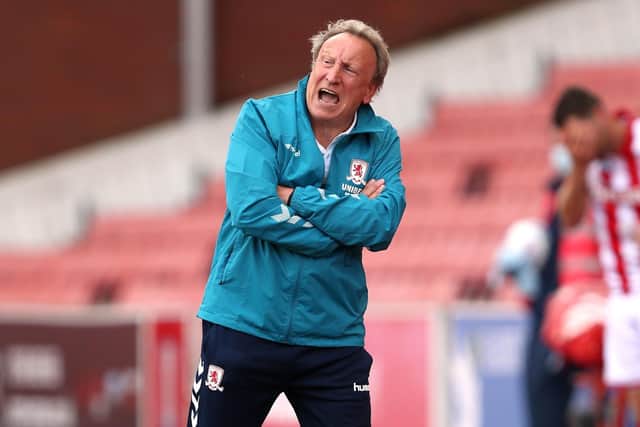 TOUGH TIMES: Middlesbrough manager Neil Warnock acknowledges fans have litle to smile about. Picture: David Davies/PA