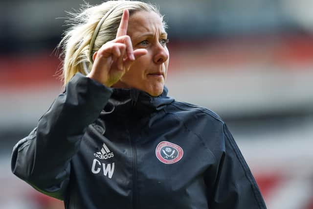 Carla Ward manager of Sheffield United Women. Picture: Harry Marshall/Sportimage
