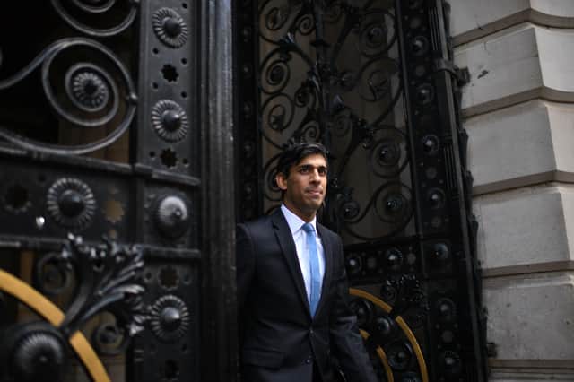Rishi Sunak is to provide an economic update today (Photo by DANIEL LEAL-OLIVAS/AFP via Getty Images)
