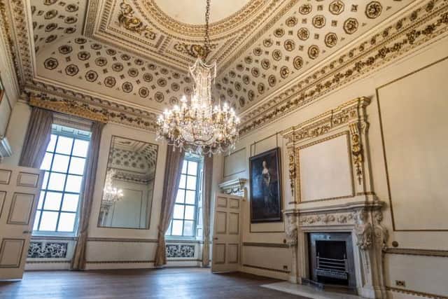 The Van Dyck Room was where the Fitzwilliam art collection was kept