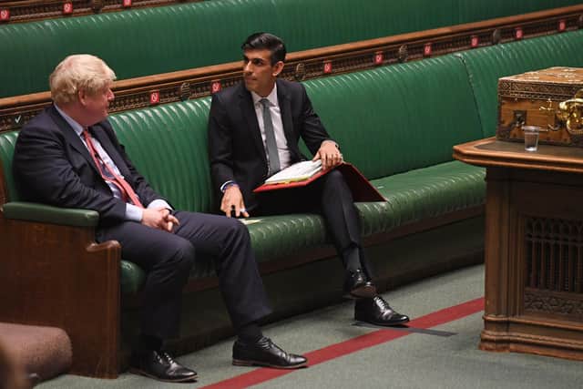 Chancellor Rishi Sunak and Prime Minister Boris Johnson. Photo: PA