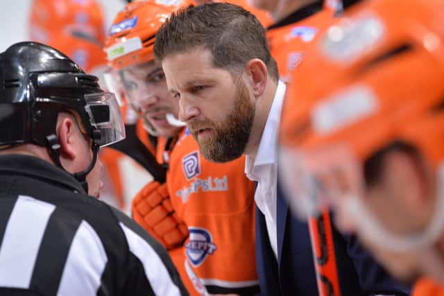 THE MAN WITH THE PLAN: Sheffield Steelers' head coach and GM, Aaron Fox. Picture: Dean Woolley.