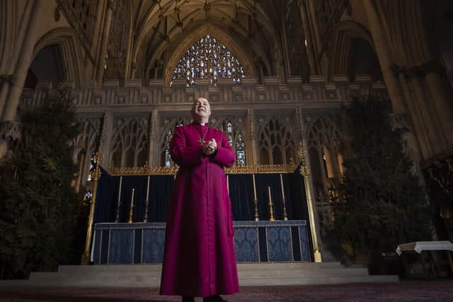 Stephen Cottrell at York Minster last December on the day he was confirmed as the new Archbishop of York.