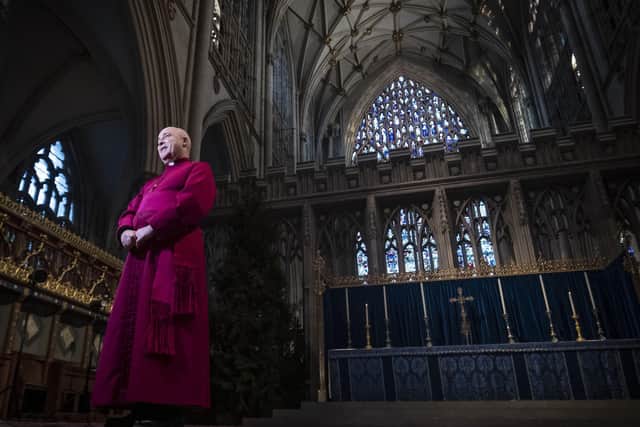 Stephen Cottrell during a photo-call at York Minster last December when he was named as the 98th Archbishop of York.