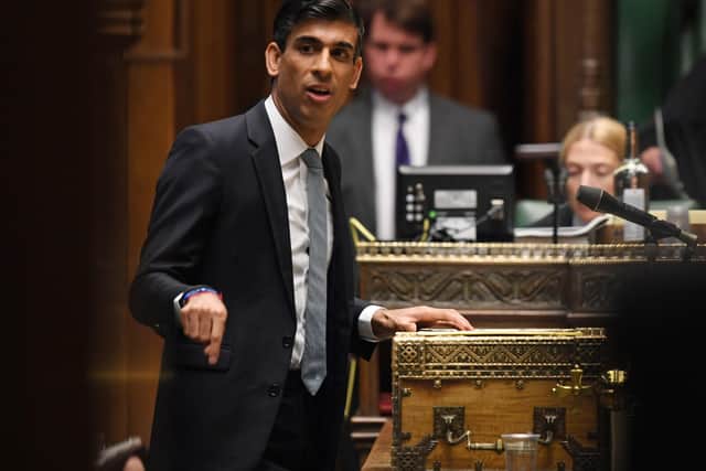 Chanclelor Rishi Sunak delivered his economic update on Wednesday in the House of Commons.