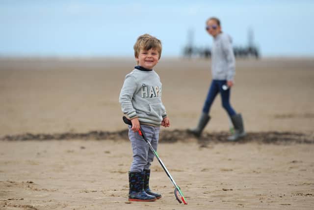 A beach clean-up during the Covid-19 lockdown.