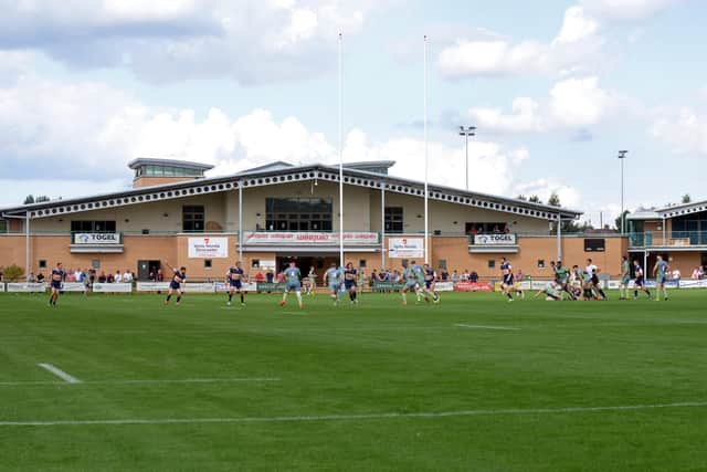 COME BACK SOON: Doncaster Knights' Castle Park ground. Picture: Marie Caley