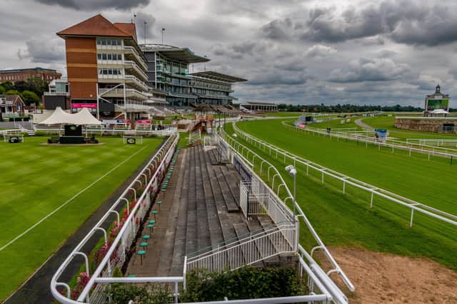 Just 250 people will be on York racecourse when racing resumes today.