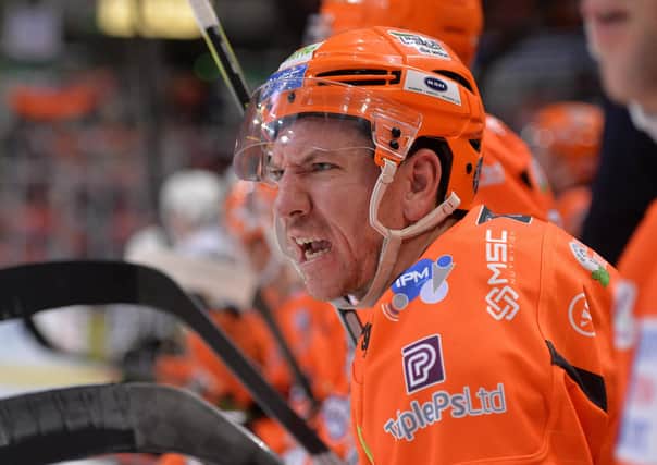 LEADING MAN: Brendan Connolly finished his first season at Sheffield Steelers as the team's top points scorer. Picture copurtesy of Dean Woolley.