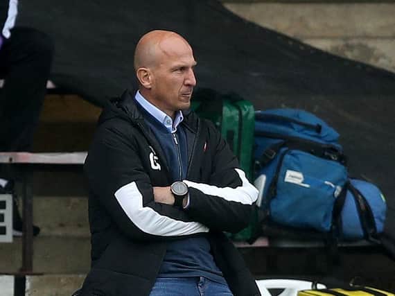 Barnsley FC head coach Gerhard Struber pictured at Luton. PICTURE: PA.