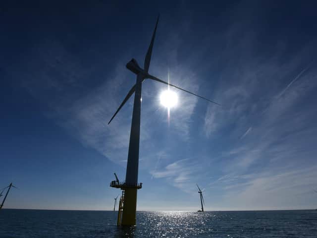 Archive pic: A wind farm off Sussex Credit: Getty Images