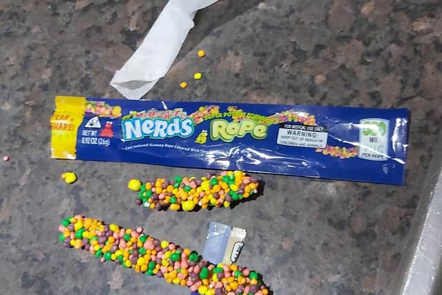 The sweets laced with cannabis were seized by police