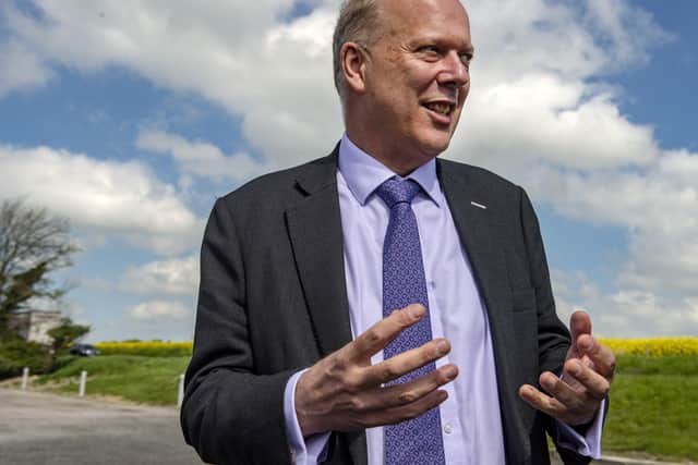Chris Grayling was Transport Secretary in Theresa May's government.