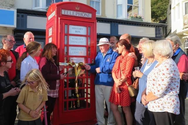 The official opening of what may be the world's smallest maritime museum in Scarborough.