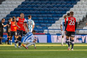 Defeat for Huddersfield Town.  Picture Bruce Rollinson