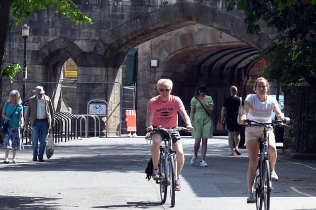 People cycling in York Picture: Gary Longbottom