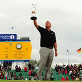 File photo dated 17/07/2011 of Darren Clarke holding the Claret Jug after winning the 2011 Open Championship during round four of the 2011 Open Championship at Royal St George's, Sandwich. PRESS ASSOCIATION Photo. Issue date: Saturday July 30, 2011. The PGA Championship will start on August 11th, at Atlanta Athletic Club, Georgia, USA. See PA Story GOLF USPGA. Photo credit should read: Owen Humphreys/PA Wire. Use subject to restrictions. Editorial use only. No commercial use. Call +44 (0)1158 447447 for further information
