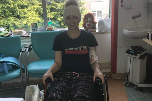 Lucy Gray became paraplegic due to a rare kind of tumour