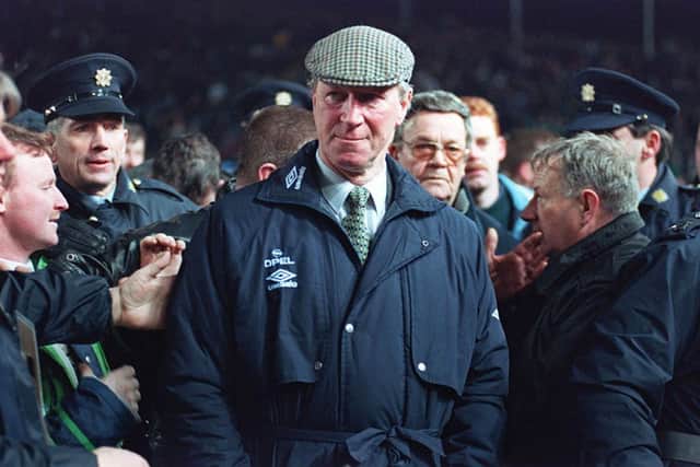 Ireland manager Jack Charlton in 1995