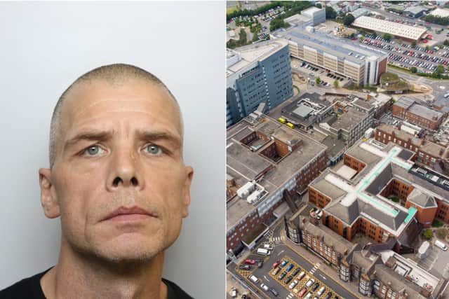 Richard Chadwick carried out a burglary worth 25,000 at St James' Hospital shortly before coronavirus lockdown