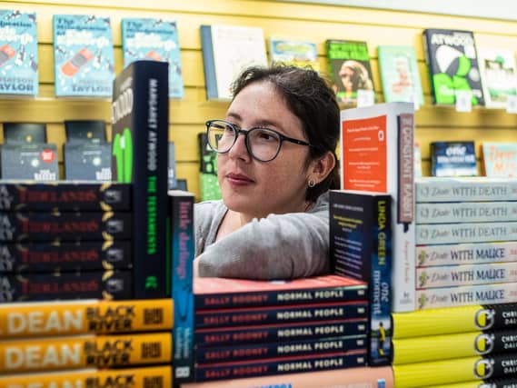 Georgia Eckert, owner of the independent bookshop Imagined Things. Picture: Ernesto Rogata