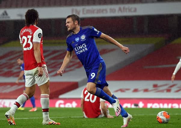 Jamie Vardy: Leicester City striker began his journey to the top in Sheffield. (Picture: PA)