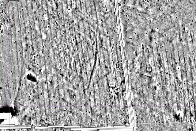 More features showed up on the geophysical survey Picture: Archaeological Services WYAS