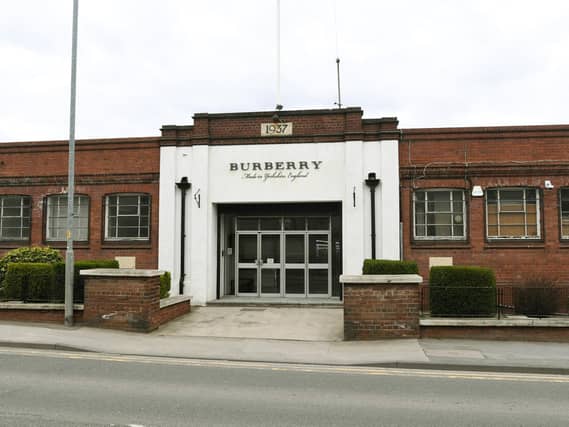 Burberry factory in Castleford.