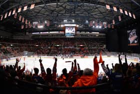 WAITING GAME: Sheffield Steelers won't be skating out in a competitive fixture at the FlyDSA Arena until December 2020 at the earliest. Picture: Dean Woolley.