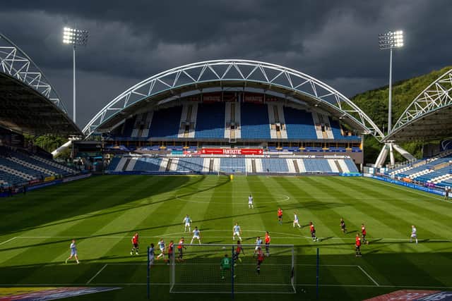 Football behind closed doors at the John Smith's Stadium (Picture: Bruce Rollinson)