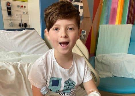 Dylan was treated at Sheffield Children's Hospital