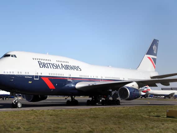 File photo  of a British Airways Boeing 747 aircraft parked at Bournemouth airport. The airline is to retire its fleet of Boeing 747s with immediate effect.