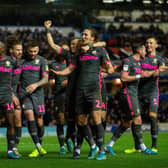UP WHERE WE BELONG: Leeds United's players celebrate Luke Ayling's goal in their win at Birmingham City back in December - a crucial moment in the Whites' season.  Picture: Bruce Rollinson