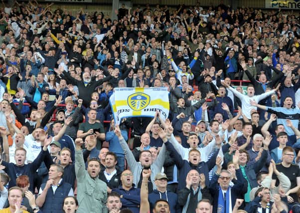 LONG-SUFFERING: Leeds United fans can finally celebrate being back in the big time in English football. Picture: Tony Johnson