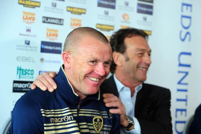 STRANGE: The appointment of unknown David Hockaday by then owner Massimo Cellino was one of the more bizarre moments in Leeds United's recent history. Picture: Tony Johnson