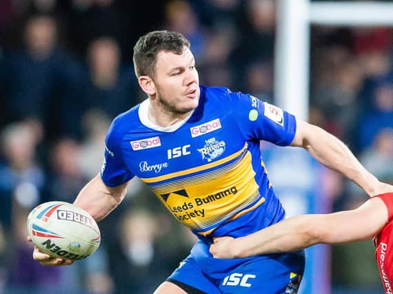 STAYING PUT: Ex-Leeds Rhinos forward has agreed to extend his stay with Featherstone Rovers. Picture: Allan McKenzie/SWpix.com.
