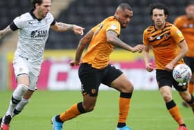 Josh Magennis in action during Hull City's home defeat to Luton Town. Picture: Getty Images