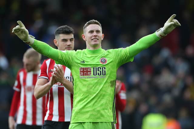 ON LOAN: Dean Henderson could yet return for a third season at Bramall Lane