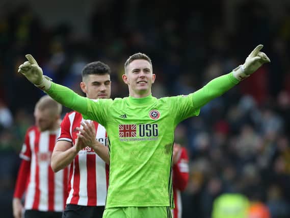 ON LOAN: Dean Henderson could yet return for a third season at Bramall Lane