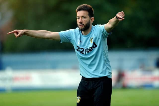 IN DEMAND: Leeds United chairman Andrea Radrizzani is happy for Carlos Corberan to further his ambitions elsewhere