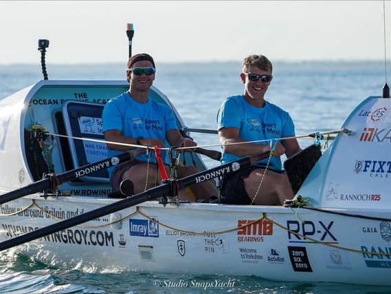 Yorkshireman Duncan Roy, and his friend Gus Barton, are rowing around the UK.