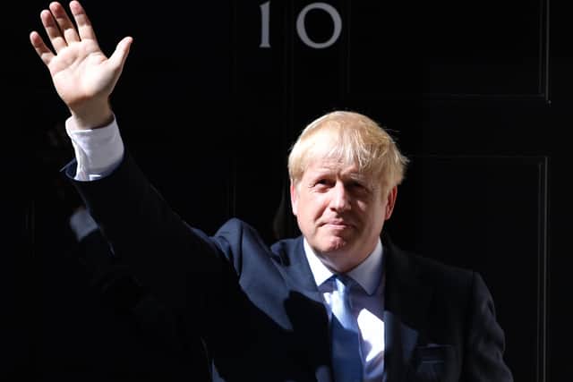 This was Boris Johnson on the day that he became Prime Minister.