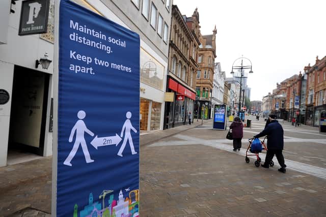 Leeds after lockdown - could empty shop units be converted into housing? Photo: Simon Hulme.