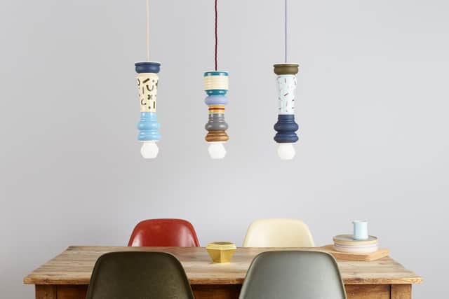 Laura designed these best-selling Totem lights and is also a gifted interior designer